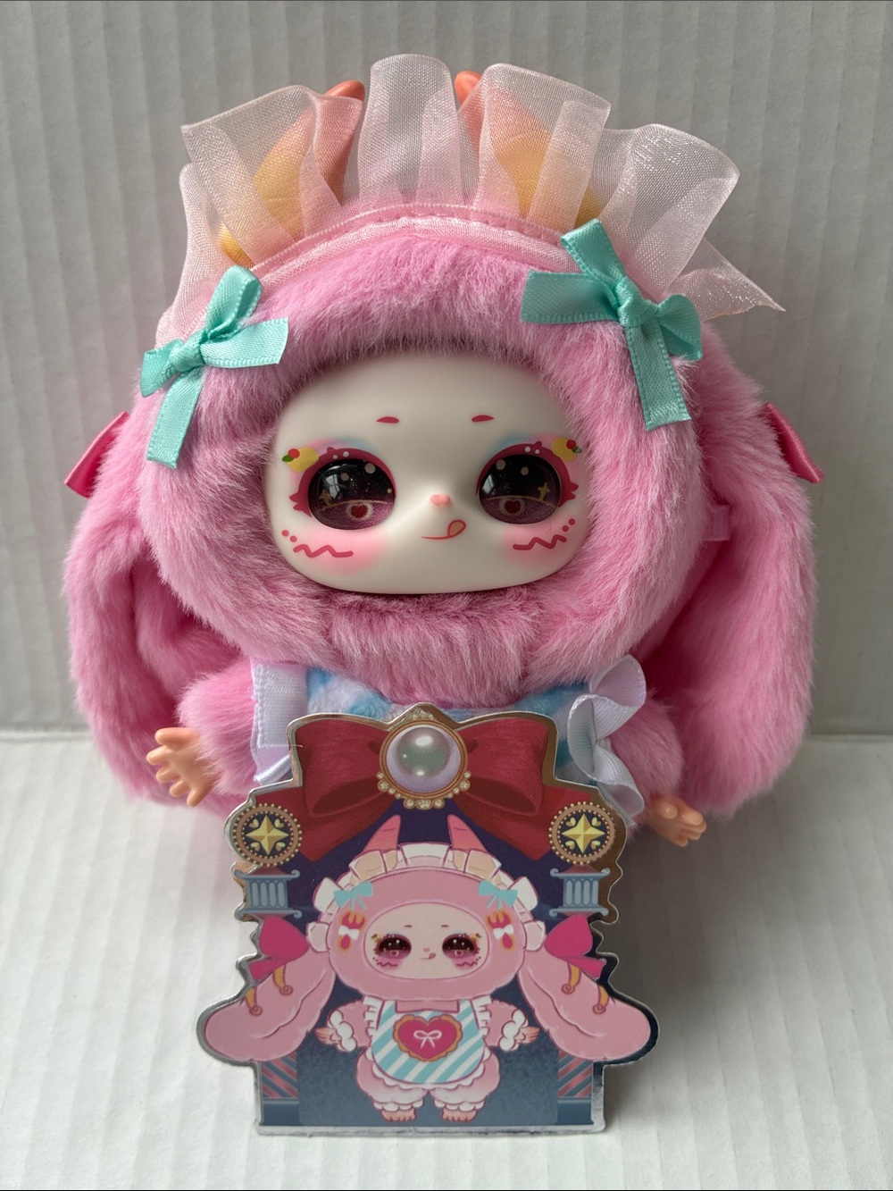 Samael "Dream of Paradise" V2 Series Plush Pendant Keychain Pink Bunny Doll